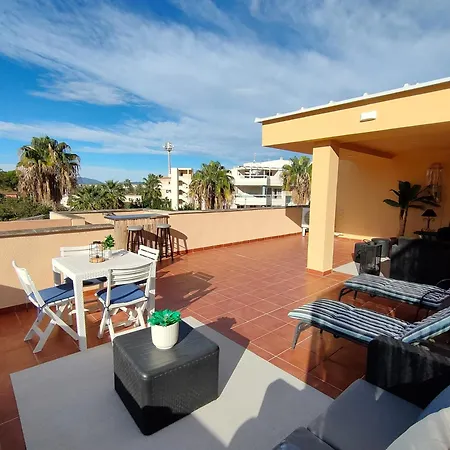 Apartament El Atico De Alicia Con Terraza Panoramica A Pie De Playa Denia